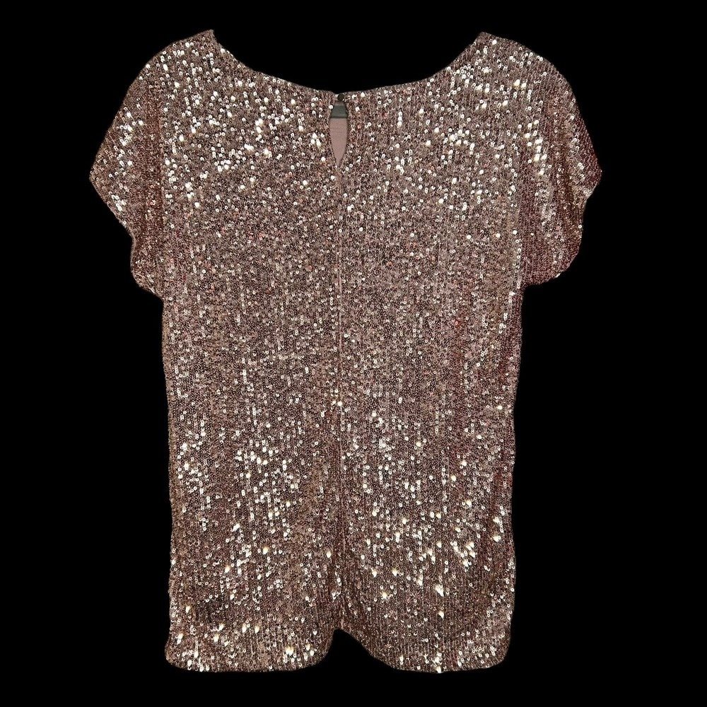 Pink Sequined Shirt Size S - Picture 2 of 5
